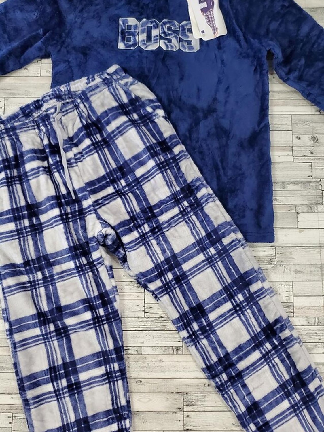 Pánské Společenské oblečení Noční prádlo Sady nočního prádla Pyžamový top a kalhoty 2 kusy Pléd stylové Na běžné nošení Pohodlné Domů Denní Flanel Pohodlné Tričkový Dlouhý rukáv Pullover Kalhoty 2026 - $54.99 –P3