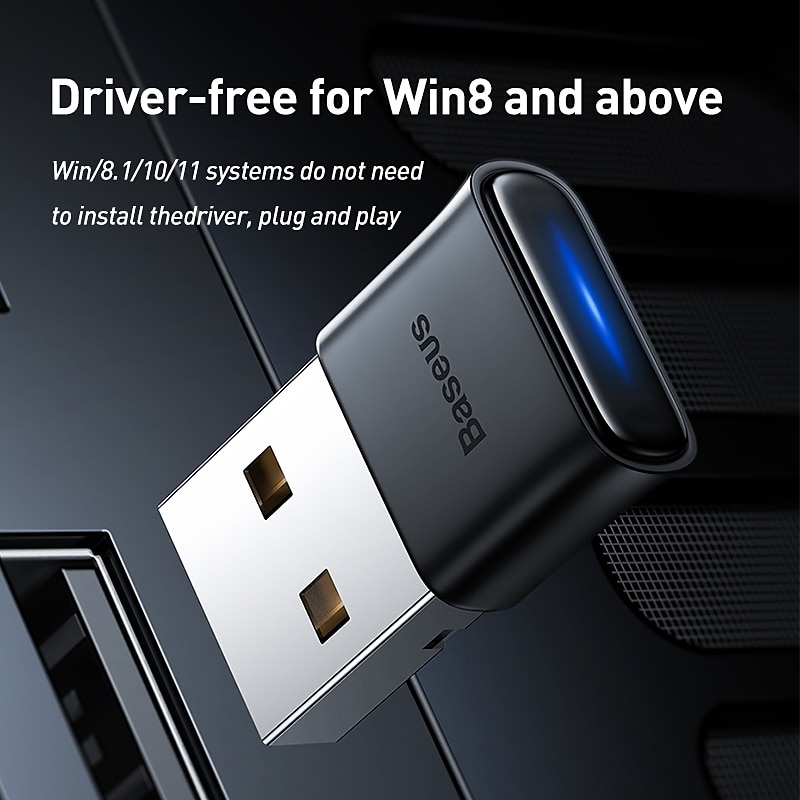 Baseus USB Bluetooth Adapter Dongle Adaptador Bluetooth 5.1 for PC Laptop Wireless Speaker Audio Receiver USB Transmitter 2025 - $17.99 –P5