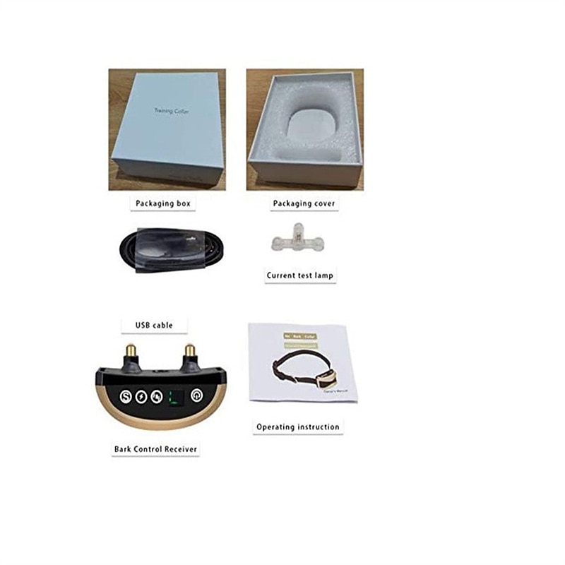 led smart anti-blaffen afstoten hond schok trillingen volautomatische hondentraining halsband 2026 - $32.99 –P5