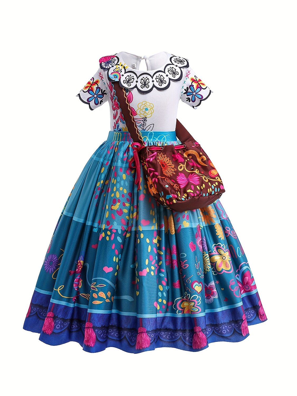 Isabela Madrigal Luisa Dolores Cosplay kostyme Blomsterpikekjole Ferie kjole søt stil for Jente Barne Barnas Dag Nytt År Maskerade 2026 - $32.99 –P3