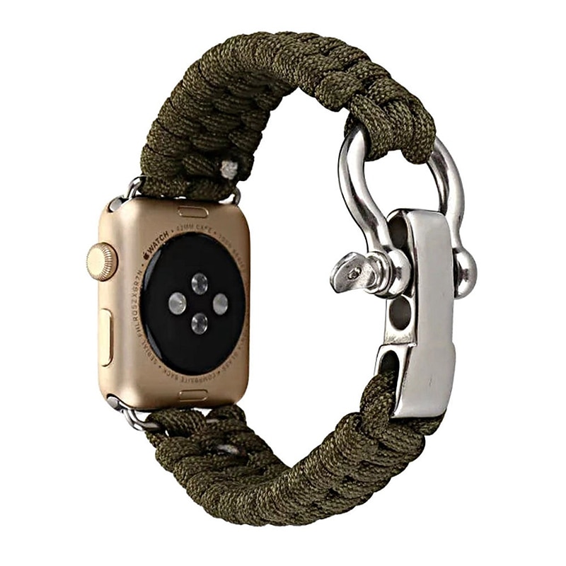 1 pacote Corda trançada artesanal Compatível com Pulseira Apple Watch 38mm 40mm 41mm 42mm 44mm 45mm 49mm Entrançado Elástico Ajustável Tecido pulseira de substituição para iwatch Ultra 2 Series 9 8 7 de 2025 por $12.99 –P11