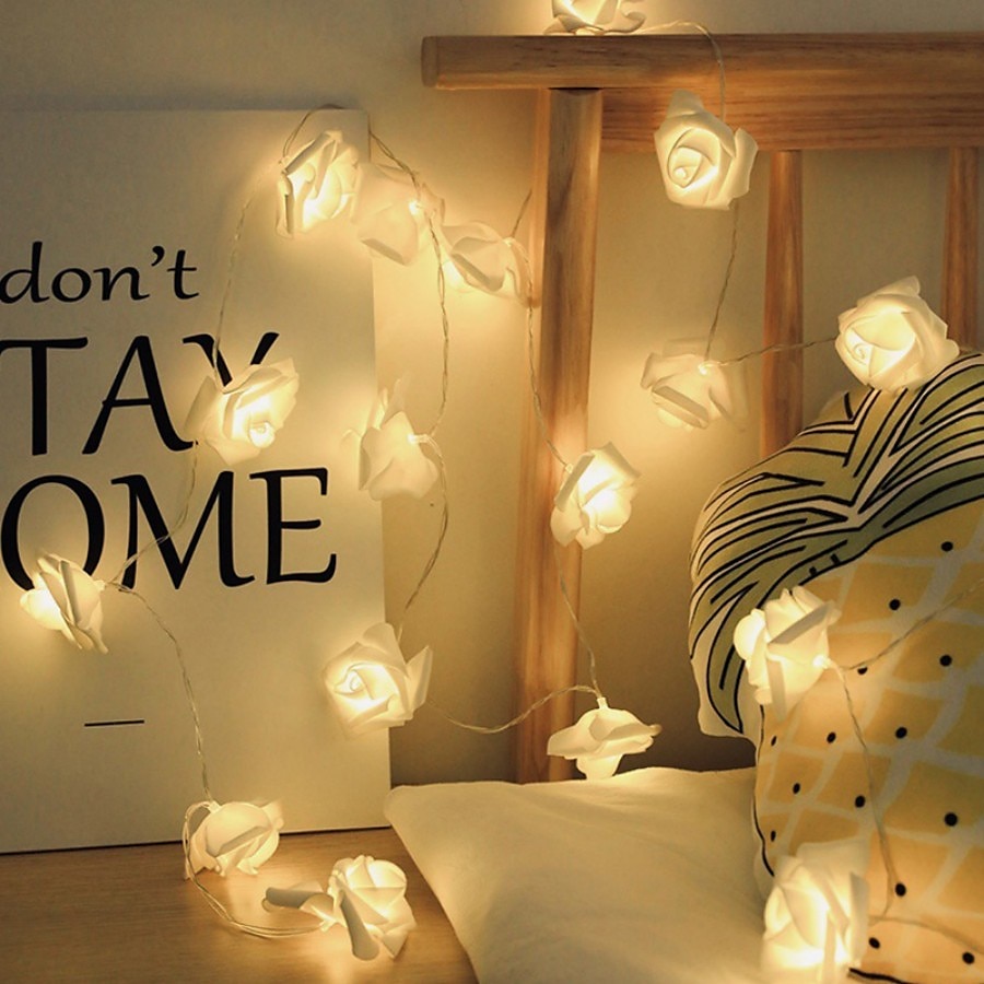 3M Rose String Lights 20 LEDs EL Warm White Valentines Creative String Lights Indoor Batteries Powered 2025 - $20.99 –P1
