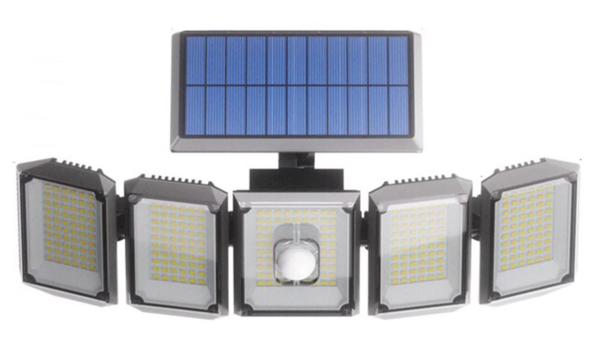 1 pc 8 W Illuminazione esterna da parete Ad energia solare Luce fredda 3.2 V 300 Perline LED del 2025 a $37.99 –P2