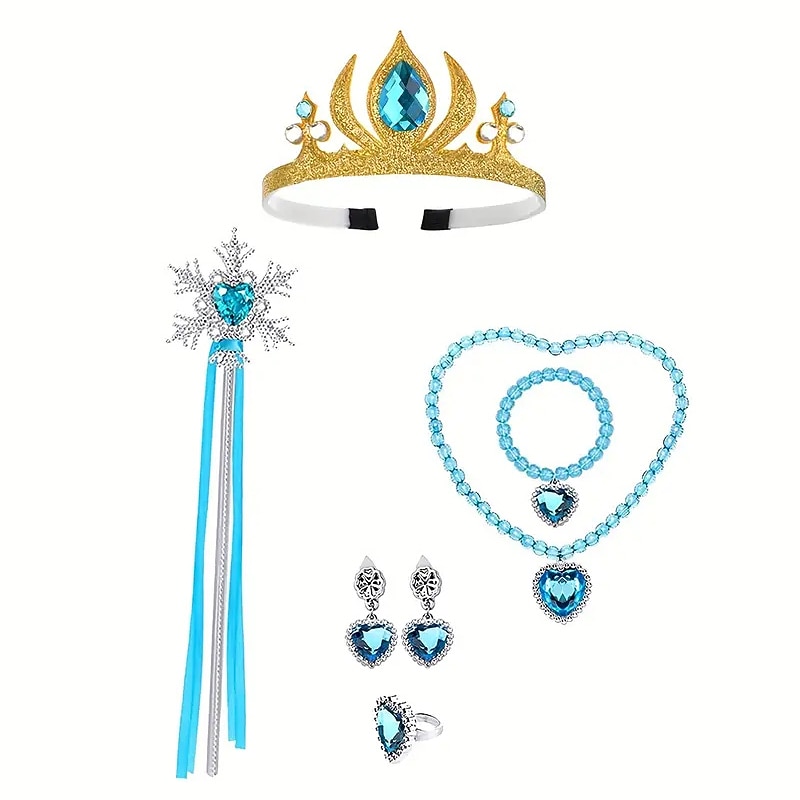 Frozen Cuento de Hadas Princesa Elsa Vestido de niña de las flores Disfraz de fiesta temática Vestidos de tul Cosplay Cosplay de película for Chica Niños Navidad Carnaval Mascarada Boda Invitado a la 2025 - $38.99 –P4