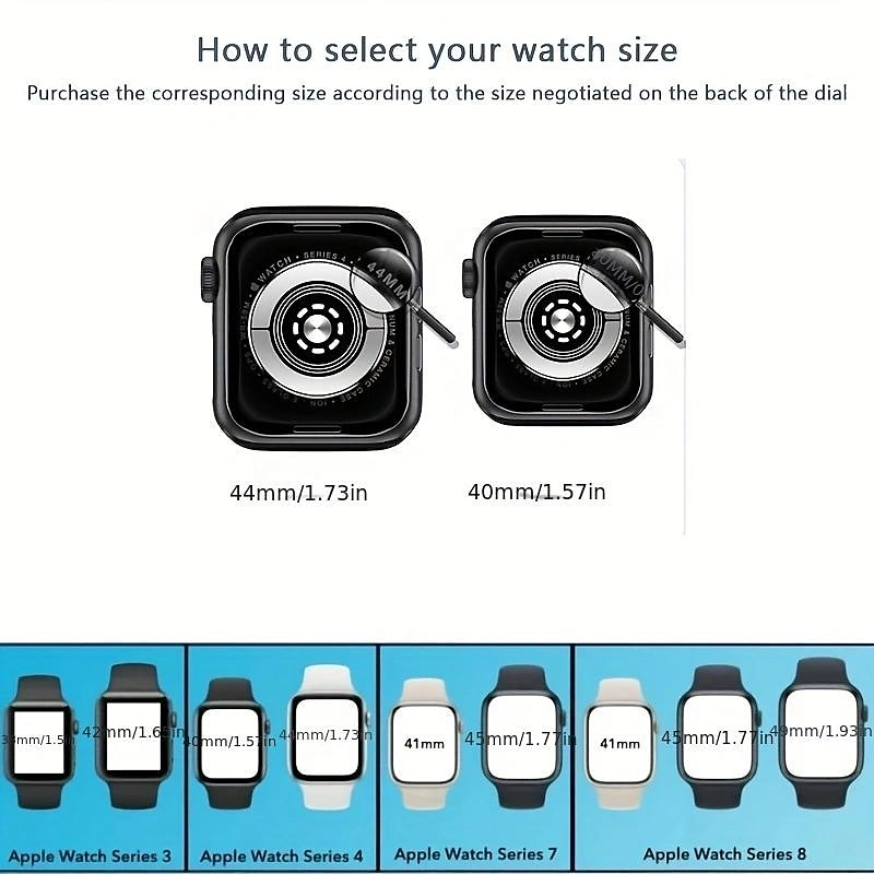 2025年 [2パック] 腕時計 スクリーンプロテクター と互換性があります Apple Watch Ultra 49mm Series 8 7 41mm 45mm Series 6 5 4 SE 40mm 44mm Series 3 2 1 38mm 42mm 最大カバレッジ Touch Sensitive 気泡ゼロ ソフトフィルム 腕時計用アクセサリー  コレクション – $10.99 –P2