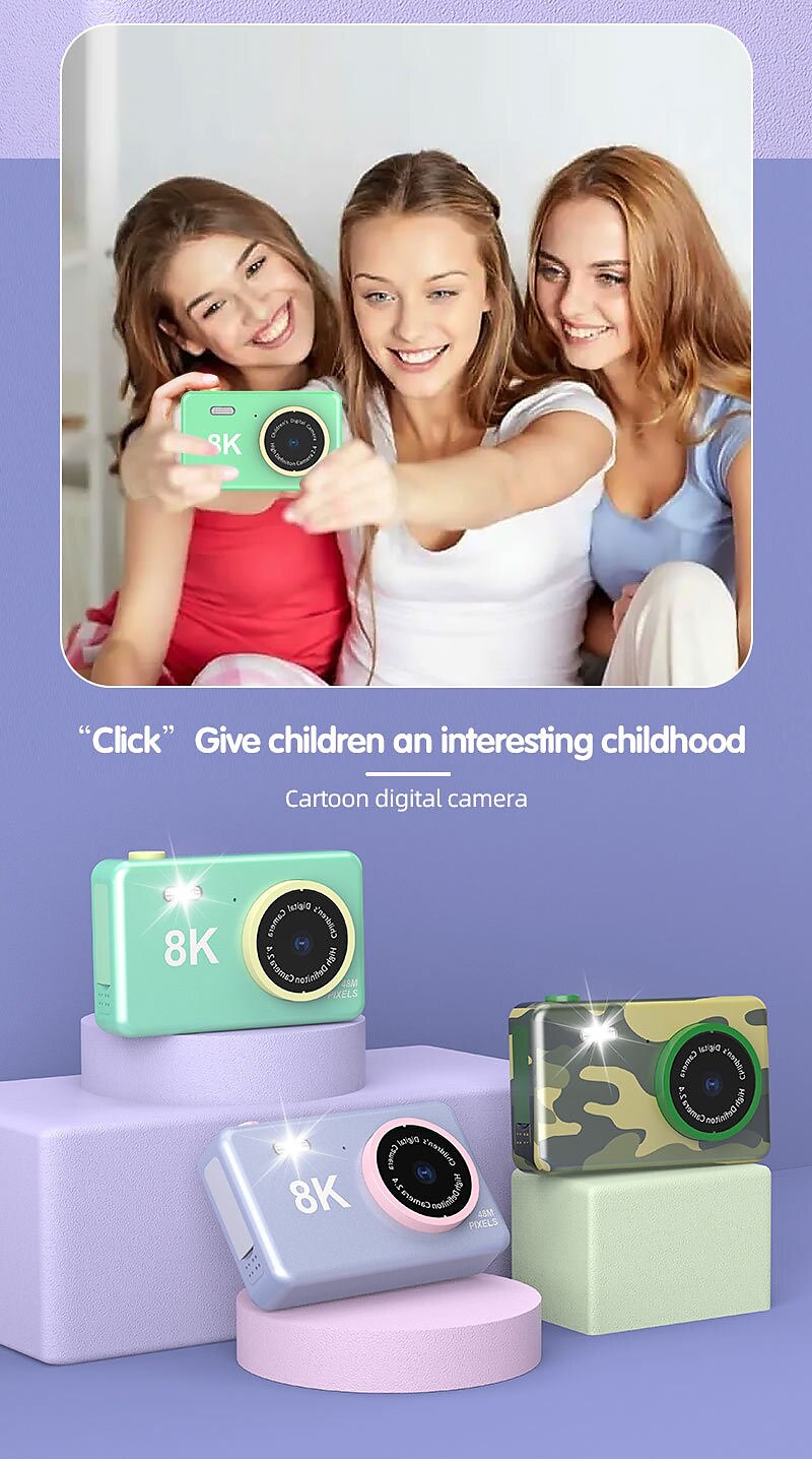 4800w dubbele camera spiegelreflexcamera point-and-shootcamera digicam autofocuscamera compacte digitale camera voor op reis 2025 - $45.99 –P1