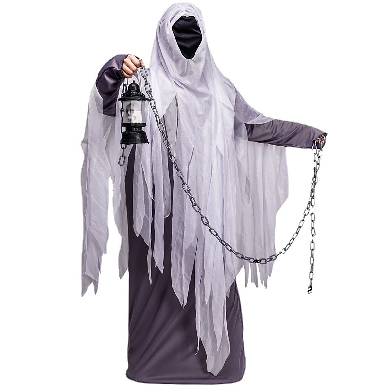 Duch Cosplay kostým Přehoz Dospělé Pánské Dámské Unisex Horor Cosplay kostým Strašidelný kostým Párty předvečer Všech svatých Plesová maškaráda Plesová maškaráda Mardi Gras Jednoduchý karnevalov 2025 - $46.99 –P2
