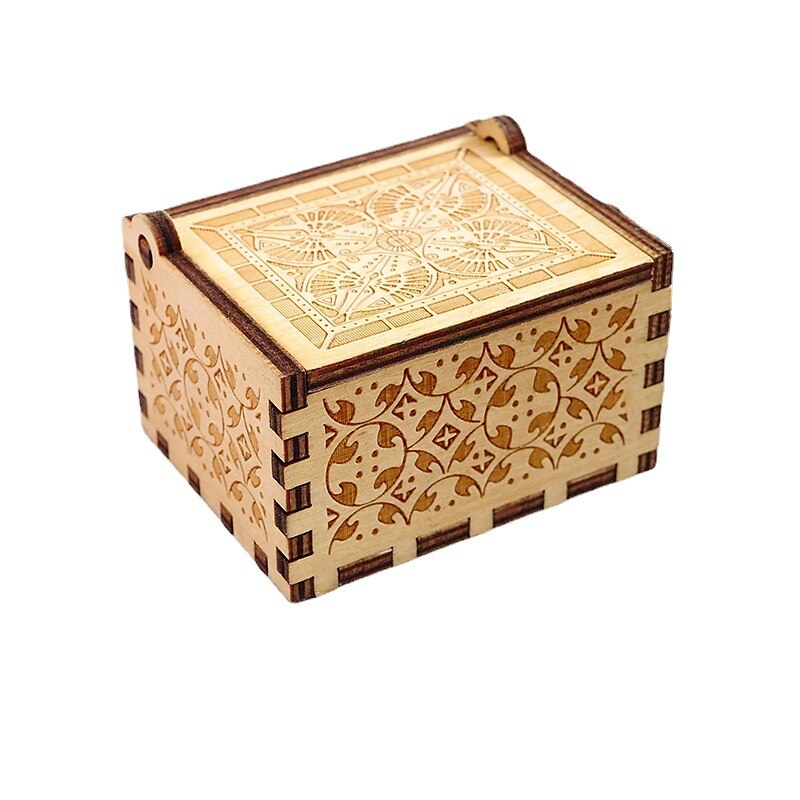 entzückende, antik geschnitzte, handgekurbelte Spieluhr aus Holz – perfektes Weihnachtsgeschenk für Kinder, Mama, Papa, Freunde und mehr! 2025 - $9.99 –P4