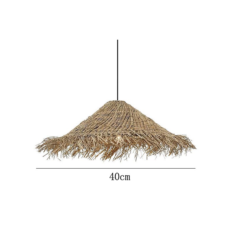 LED Pendant Lamp Rattan Pendant Light 30/40m Retro Suspension Lamp Woven Hanging Lamp Wicker Lampshade Hanging Light Fixture for Dining Table Restaurant 110-240V 2025 - $449.99 –P7