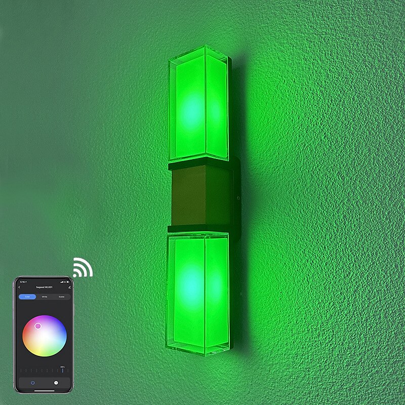LED Indoor/Outdoor Wall Light RGB Wall Lights Indoor Wall Light Wall Lamp Tuya App Alexa Control Waterproof IP65 Outdoor Wall Light 85-265V 2025 - $99.99 –P1