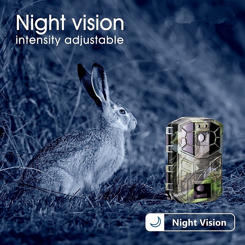 Hunting Camera 4K/1080P 2-inch Display 118.11inch Pixels Outdoor Camera IP66 Waterproof Night Vision Camera Include 32G SD Card Supports Wifi Connection To Mobile Phone (Battery Not Included) 2025 - AU $162.19 –P10