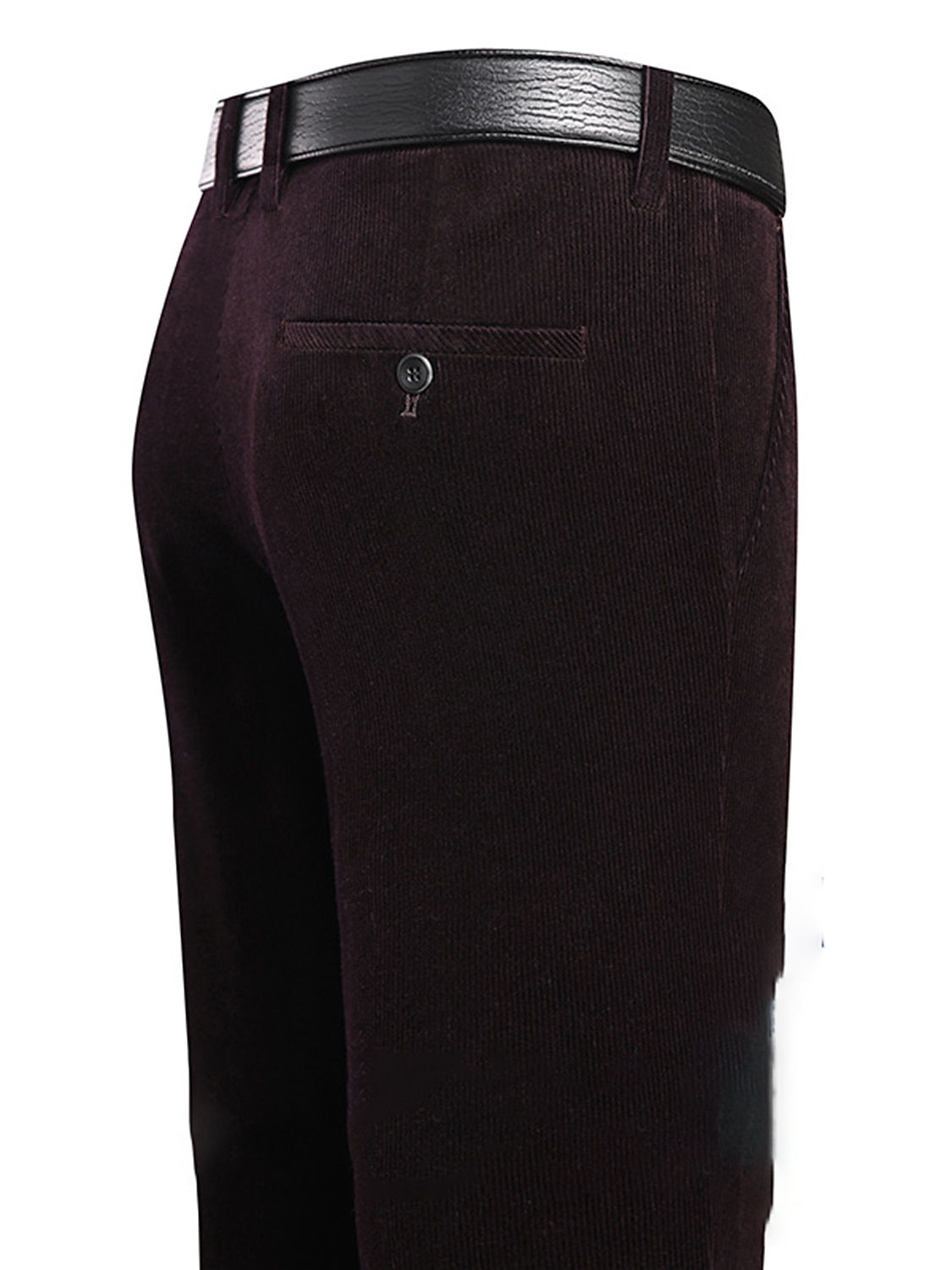 Per uomo Pantaloni Pantaloni Eleganti Pantaloni in velluto a coste Pantaloni invernali Pantaloni da Abito Tasca Semplice Comodità Morbido Quotidiano All'aperto Uscire Moda Casual Verde Cachi del 2026 a $40.99 –P4
