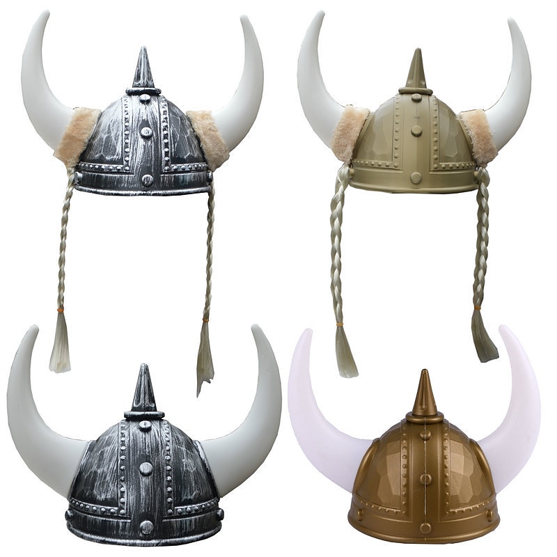 Retro Vintage Mittelalterlich Hut Rüstung Gehörnter Helm Wikinger Unisex Vikinger Halloween Karneval Maskerade Leistung Party LARP Kinder Erwachsene Hut Ganzjahres 2025 - $35.99 –P4