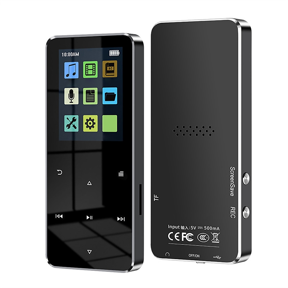 Q8 Met Bluetooth 5.0 MP3 Speler Full 1.8 inch Touch Screen 4GB 8GB 16GB 32GB MP4 Player Muziekspeler Met Ingebouwde Speaker Fm Radio Recorder 2025 - $34.99 –P2