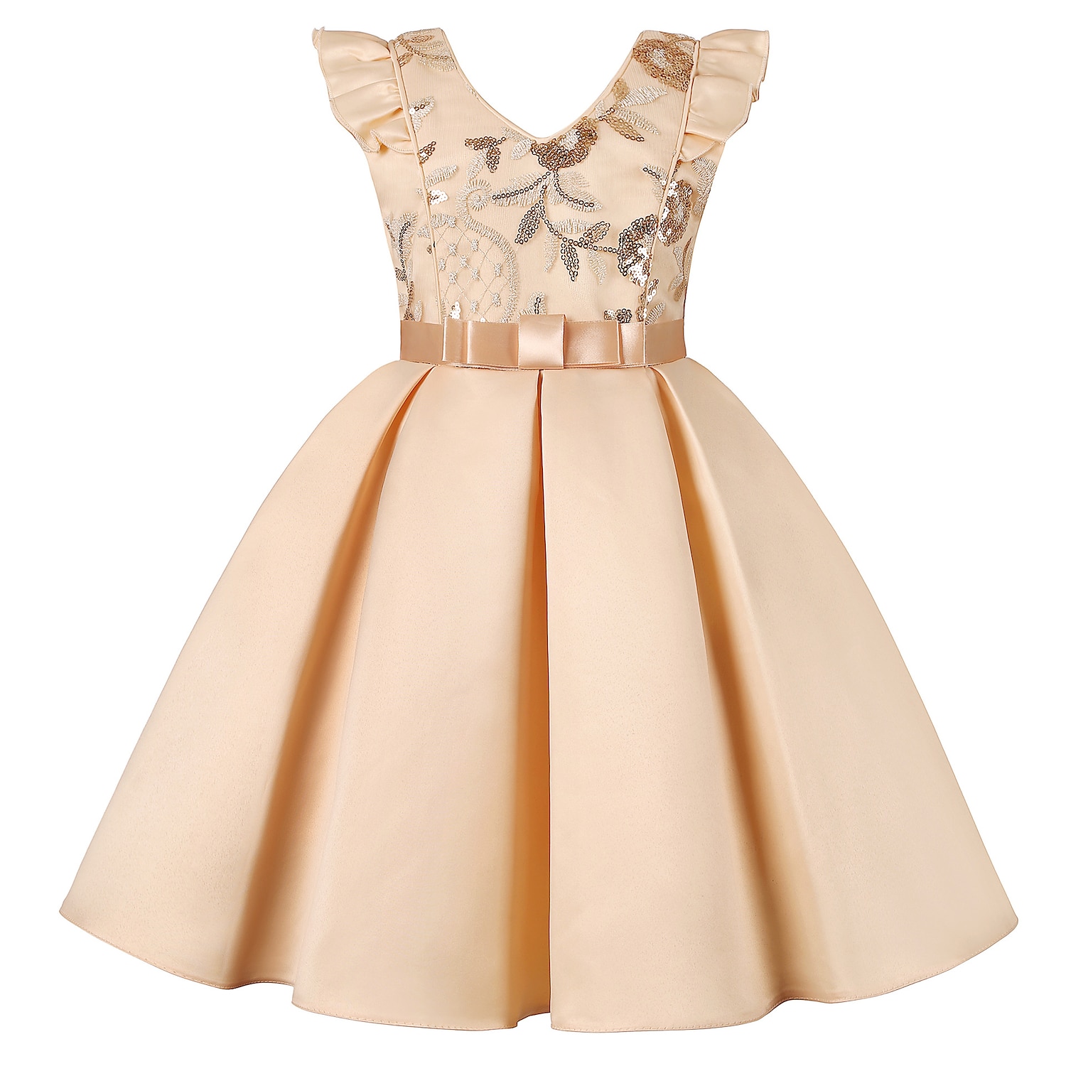 Kids Girls' Party Dress Solid Color Sleeveless Formal Performance Wedding Lace Adorable Daily Beautiful Cotton Midi Party Dress Floral Embroidery Dress Flower Girl's Dress Summer Spring Fall 3-10 2025 - $28.99 –P2