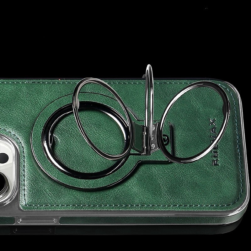 Phone Case For iPhone 16 15 14 Pro Max Plus 13 12 Pro Max Back Cover Magnetic Adsorption with Stand Holder Magnetic Full Body Protective Retro TPU PU Leather 2026 - $23.99 –P11