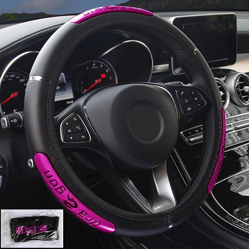 StarFire Reflective Synthetic Leather Steering Wheel-flywheel/China Dragon Design Car Steering Wheel Covers 2025 - $11.99 –P4