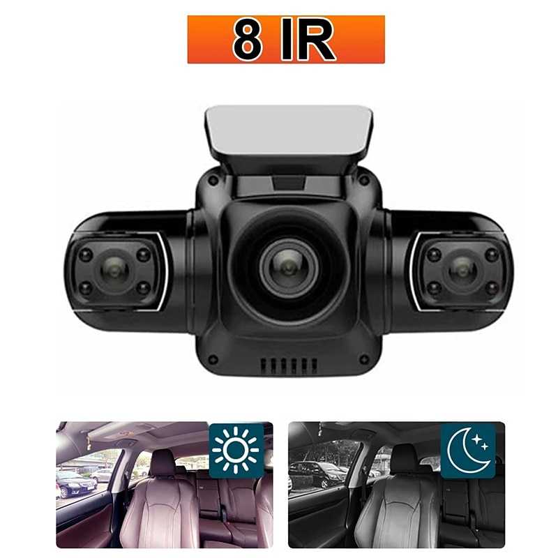 4 Channel 1080p+1080p+1080p+1080p Wifi Gps Car Dvr Dual Lens 8