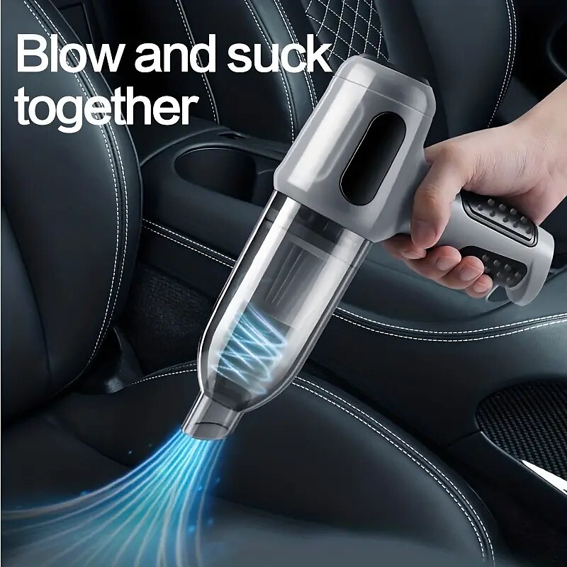 Wireless Portable Charging Handheld Mini Large Suction Multi-functional Blow And Suction Dual-purpose Vacuum Cleaner Swimming Ring Balloon 2025 - $29.99 –P8