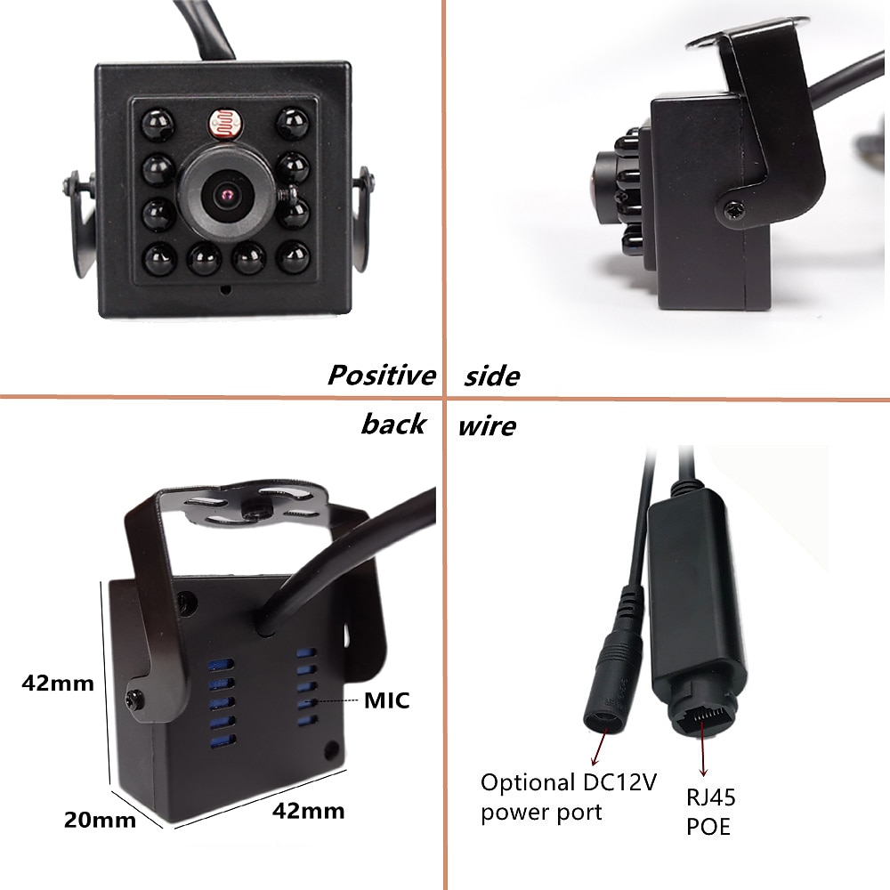 POE Mini IP Camera 4K 8MP 5MP 4MP 3MP H.265 940nm Infrared Night Vision Indoor Security Metal ONVIF IP CCTV System Video Surveillanc 2025 - $62.99 –P3