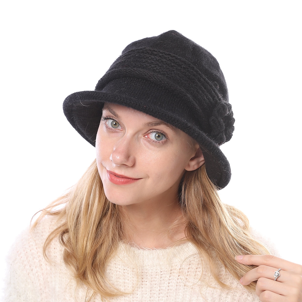 Dámské Čepice Beanie Teplá zimní čepice Denní Dovolená Plná / Jednobarevná Úplet Na běžné nošení Běžné / Denní 1 pcs 2025 - $21.99 –P5