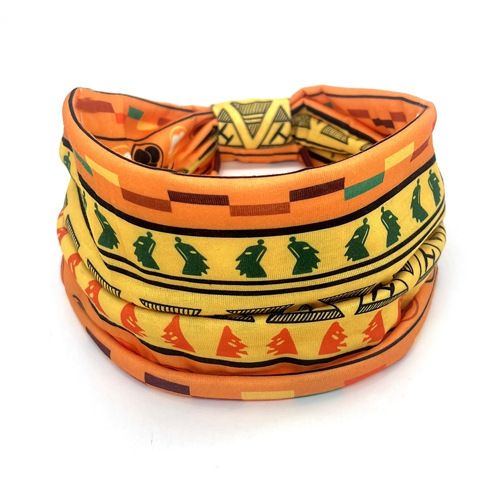 Bandes de cheveux pour femmes, motifs imprimés africains, large bord, nouage élastique, bandeaux de sport, de yoga, couvre-chef pour femmes, accessoires pour cheveux de 2025 ? $6.99 –P7