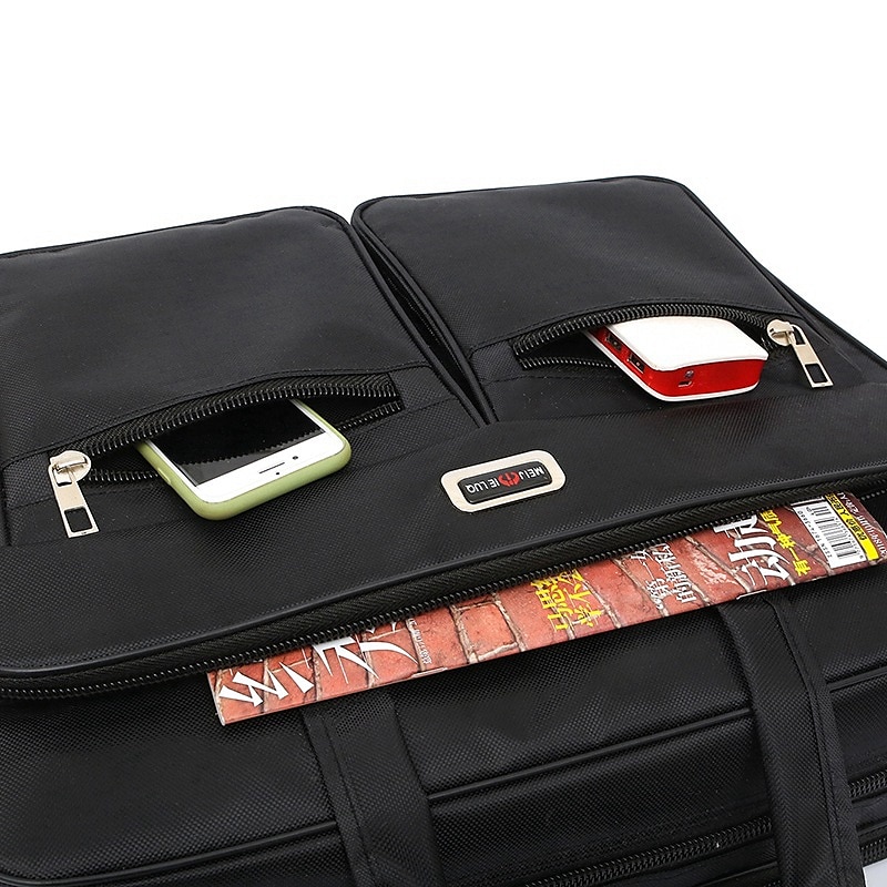 Men's Business Laptop Bag with Shoulder Strap, Water-Resistant Work Briefcase with Multiple Zipper Pockets for Office and Travel 2025 - $26.99 –P8