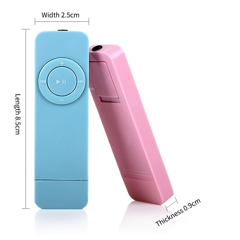 Digital MP3 Player Portable USB Rechargable Media Sound MP3 Music Player with Lanyard for Student Valentine's Day Gifts 2025 - CAD $22.74 –P14