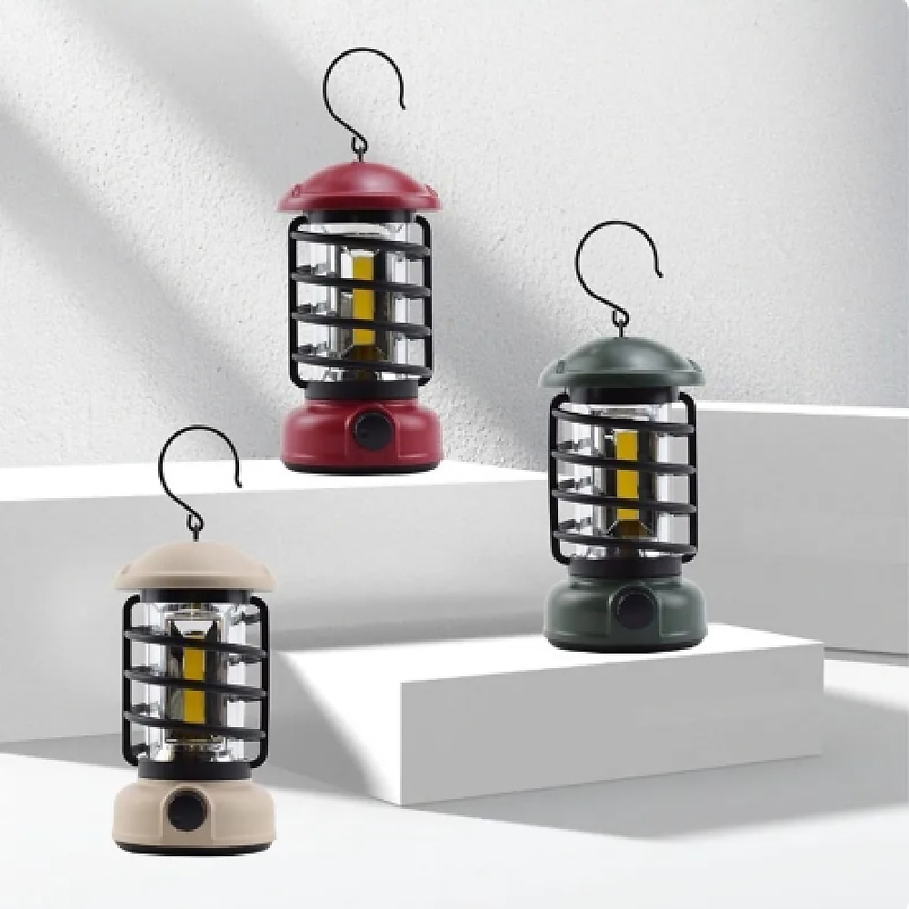 frogued lampa kempingowa przenośna lampa retro przełącznik obrotowy światła USB ładowanie namiot kempingowy lampa podróżna vintage oświetlenie zewnętrzne 2025 - $20.99 –P8