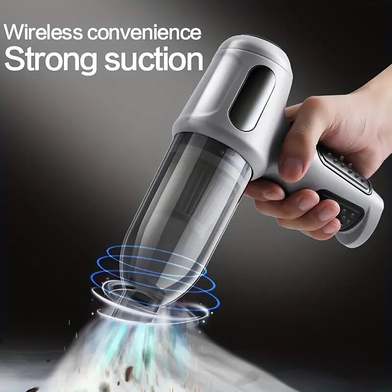 Wireless Portable Charging Handheld Mini Large Suction Multi-functional Blow And Suction Dual-purpose Vacuum Cleaner Swimming Ring Balloon 2025 - $29.99 –P3