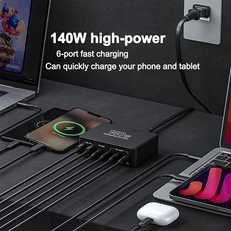 USB 3.0 USB C Hubs 6 Ports 6-in-1 Support Power Delivery Function USB Hub with RJ45 12V / 3A DC 5V / 3A 20V / 5A Power Delivery For Laptop Tablet Smartphone 2025 - $75.99 –P8