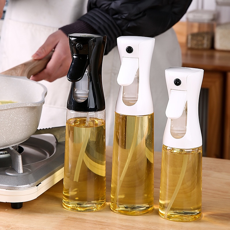 1 Stück, Backöl-Sprühflasche, Speiseölspender, 200 ml/300 ml Haustiermaterial-Ölsprüher, Heißluftfritteusen-Sprühflasche, Backzubehör für die Küche, Rapsöl-Sprühgerät, Salat, Zubereitung, Backen, 2025 - $11.99 –P3