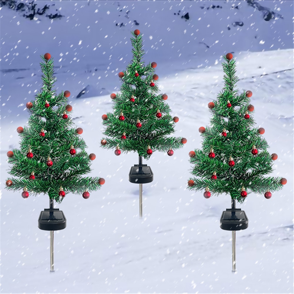 Set Di Luci Solari Per L'albero Di Natale Decorazione Esterna Cortile Con Giardino Corridoio Luce Solare Per L'albero Di Natale Del Prato Luce Per L'atmosfera Della Festa Delle Feste del 2025 a $21.99 –P5