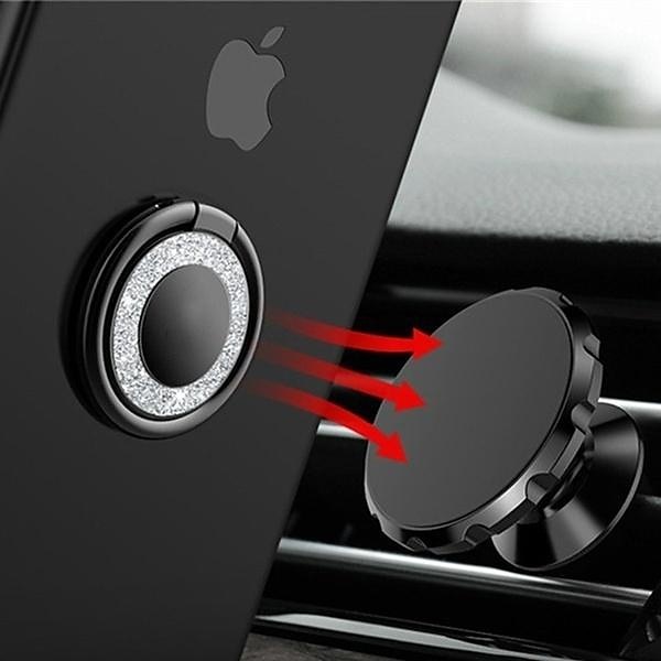 Telefonringhalter Tragbar Faltbar Magnetisch Telefonhalter für Outdoor Heim B¨¹ro Kompatibel mit Alles Handy Handy-Zubehör 2025 - $8.99 –P2