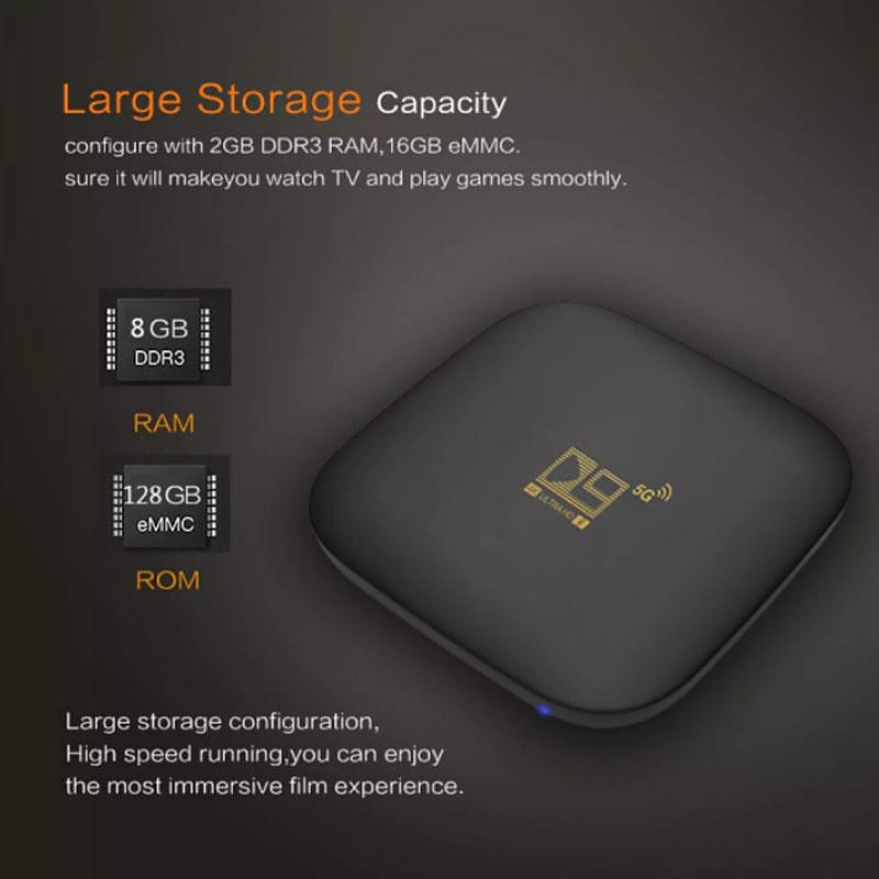 New Smart TV Box Android 10.0 D9 HD 4K Quad Core Media Player Video 2.4G 5GHz Wifi Smart TV Box Set Top Box 2025 - $51.99 –P6