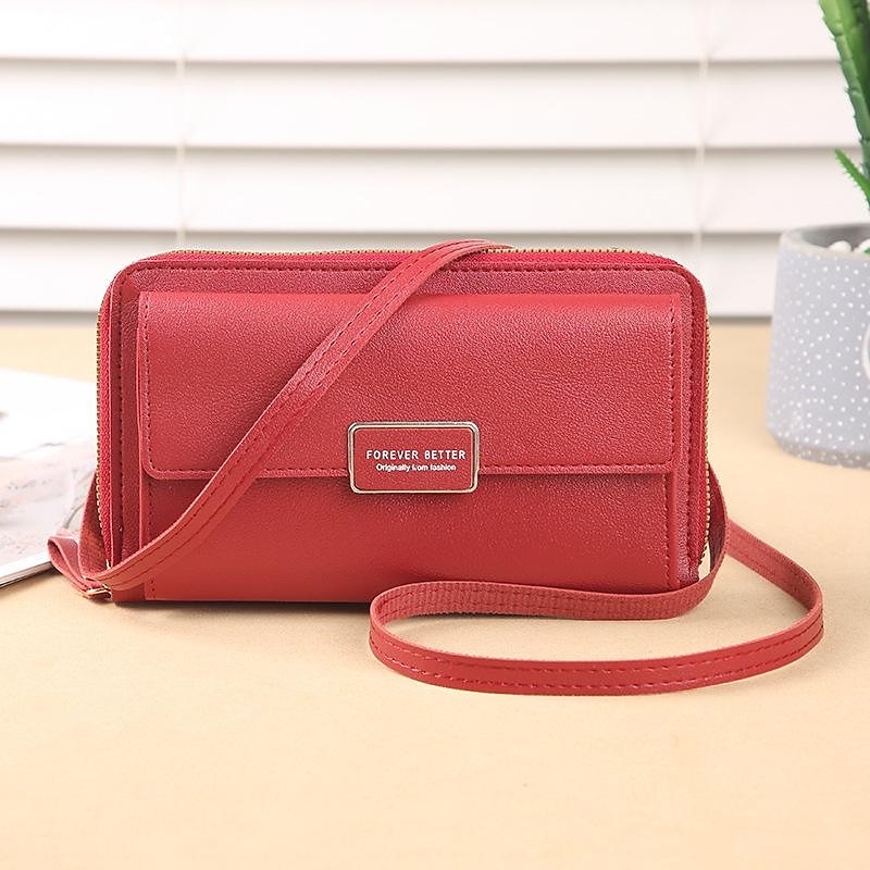 Phone wallet Handbag  Small Crossbody Bag for Women Cell Phone Purse Ladies Shoulder Handbags Wallet Purse with Credit Card Slots For iPhone 15 Samsung  Univesal Phone Bag 2025 - $15.99 –P5