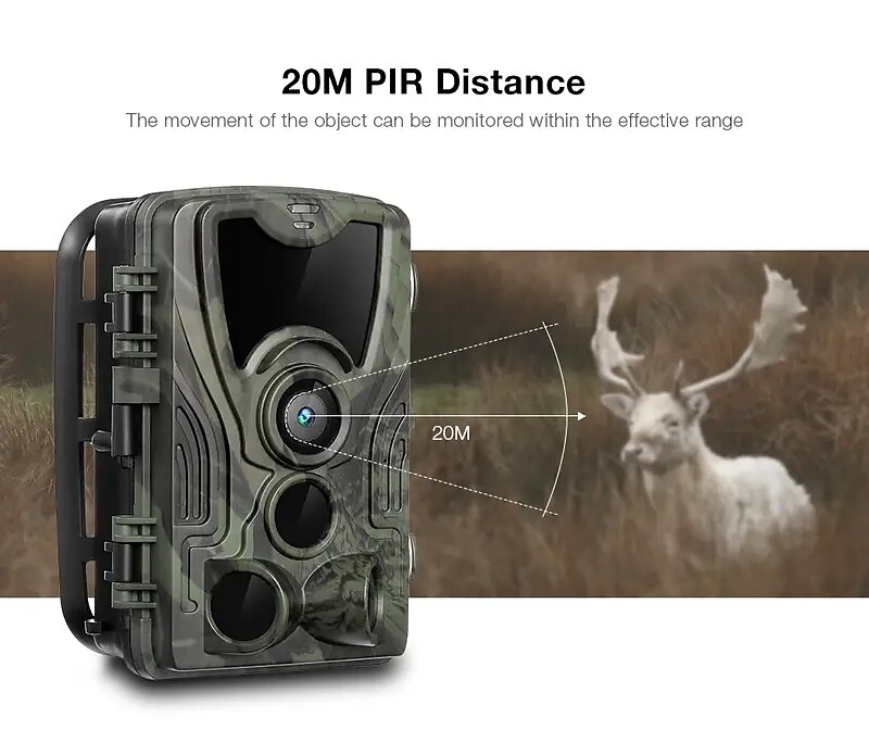 Capture Wildlife in Action HC-801A Hunting Trail Camera With Night Vision & Motion Activation 2025 - $62.99 –P8