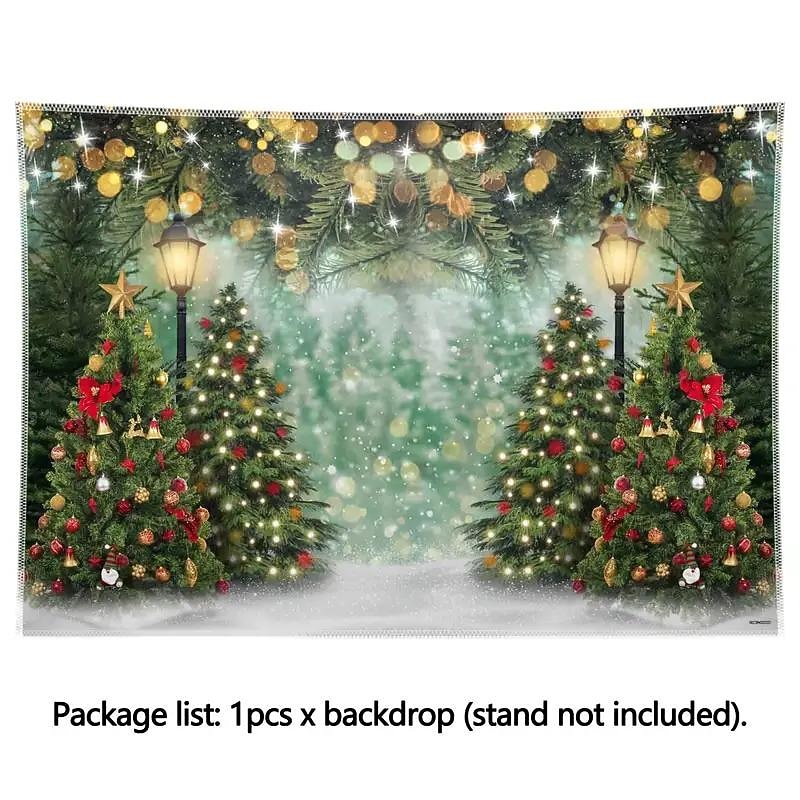 Рождественские украшения дерево висит гобелен настенное искусство Рождество большой гобелен фреска декор фотография фон одеяло занавеска для дома спальня гостиная украшения 2025 - $14.49 –P1