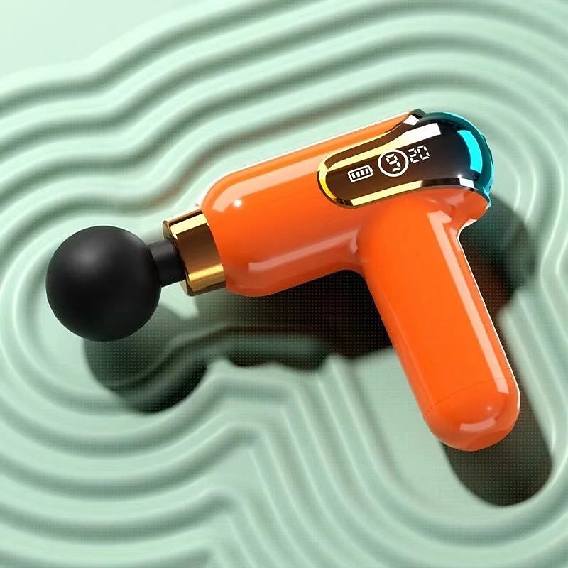 2025年 ポータブル液晶マッサージガン深部組織筋肉電気マッサージ器脚ボディ首肩の痛みを軽減スポーツリラクゼーション (1 個) コレクション – $43.99 –P13