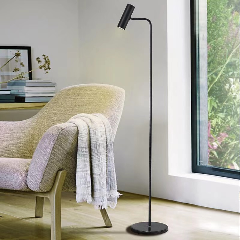 Luminária de Chão Para Sala de Estar / Quarto Metal 110-120V / 220-240V Preto / Branco / Dourado de 2025 por $200.99 –P4