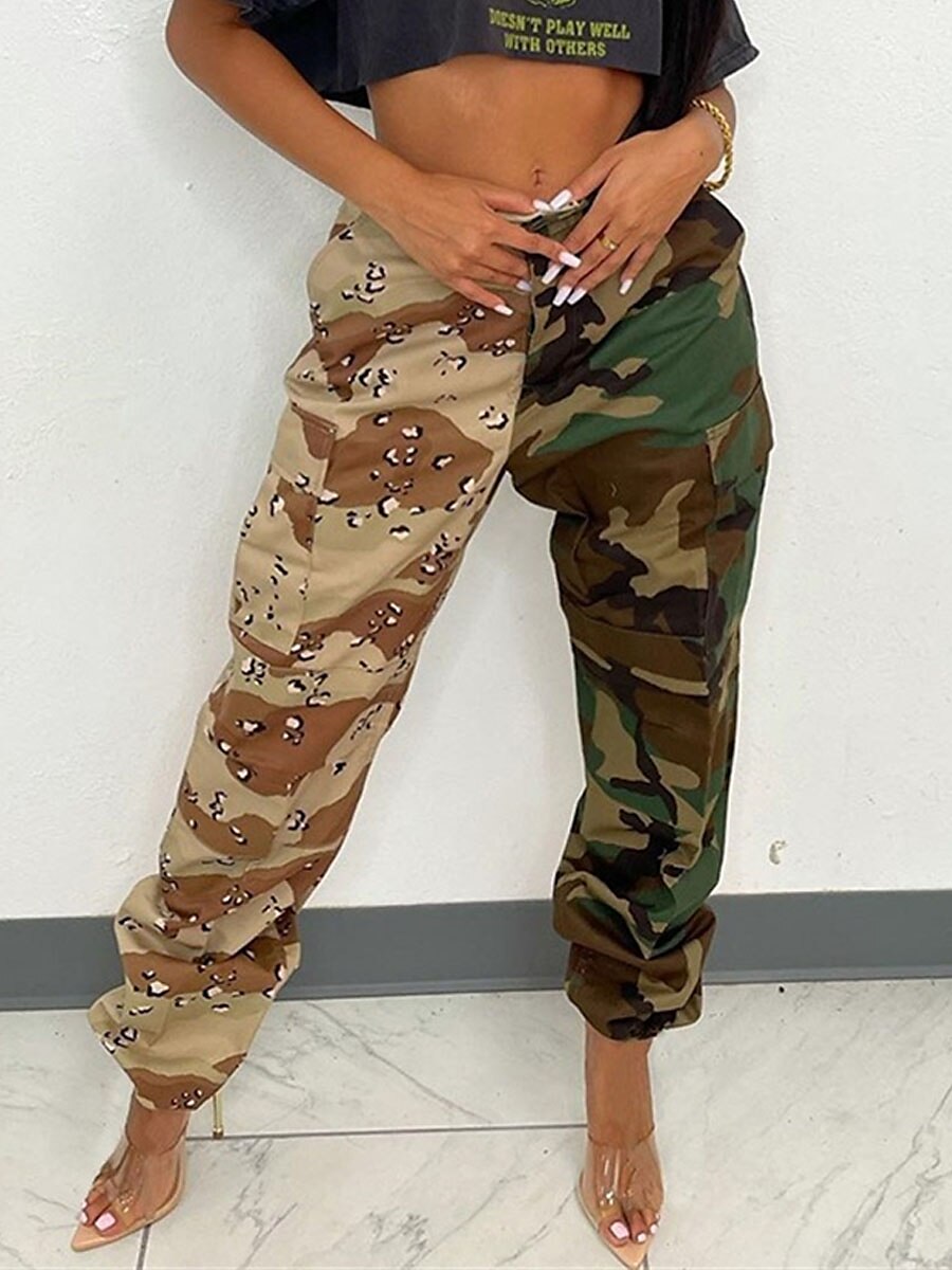 Women's Cargo Pants Pants Trousers Full Length Active Fashion Outdoor Street Khaki Army Green S M Fall Winter 2023 - US $34.99 –P6