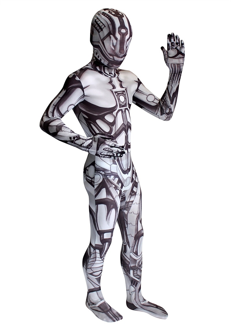 Traje de Cuerpo Completo Traje de cosplay Body Calavera Monstruo Zalgo Cosplay Niños Adulto Hombre Chico Carnaval Mascarada Mardi Gras Fiesta Víspera de Todos los Santos Rendimiento Disfrazarse 2026 - $37.99 –P15
