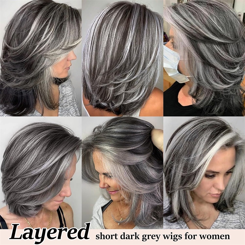 פאות סינתטיות מתולתל חלק אמצעי הוכן באמצעות מכונה פאה ורוד קצר A1 A2 A4 שיער סינטטי בגדי ריקוד נשים קוספליי רך מפלגה ורוד חום כסף 2026 - $24.99 –P2