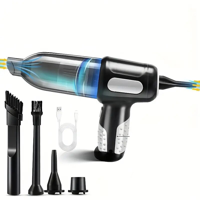 Wireless Portable Charging Handheld Mini Large Suction Multi-functional Blow And Suction Dual-purpose Vacuum Cleaner Swimming Ring Balloon 2025 - $29.99 –P11
