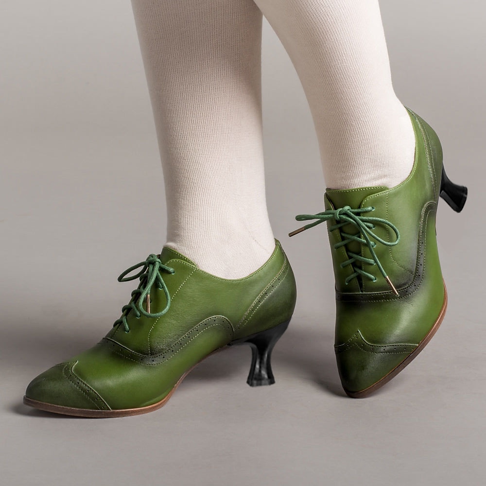 Pentru femei Pantofi pumps Sandale Oxfords Bullock Pantofi Mărime Plus Size Pantofi de epocă Petrecere Zilnic Elimina Toc Mic Elegant Epocă Modă Imitație Piele Roșu Închis Negru Alb 2025 - $54.99 –P1
