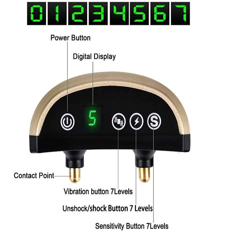 led smart anti-blaffen afstoten hond schok trillingen volautomatische hondentraining halsband 2026 - $32.99 –P6