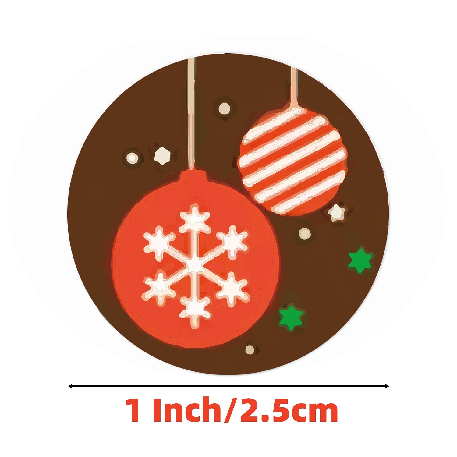 500 stks/pak 1 inch vrolijk kerstfeest stickers kerstboom elanden snoep zak afdichting sticker kerstcadeaus doos label nieuwjaar 2025 - $6.49 -P6