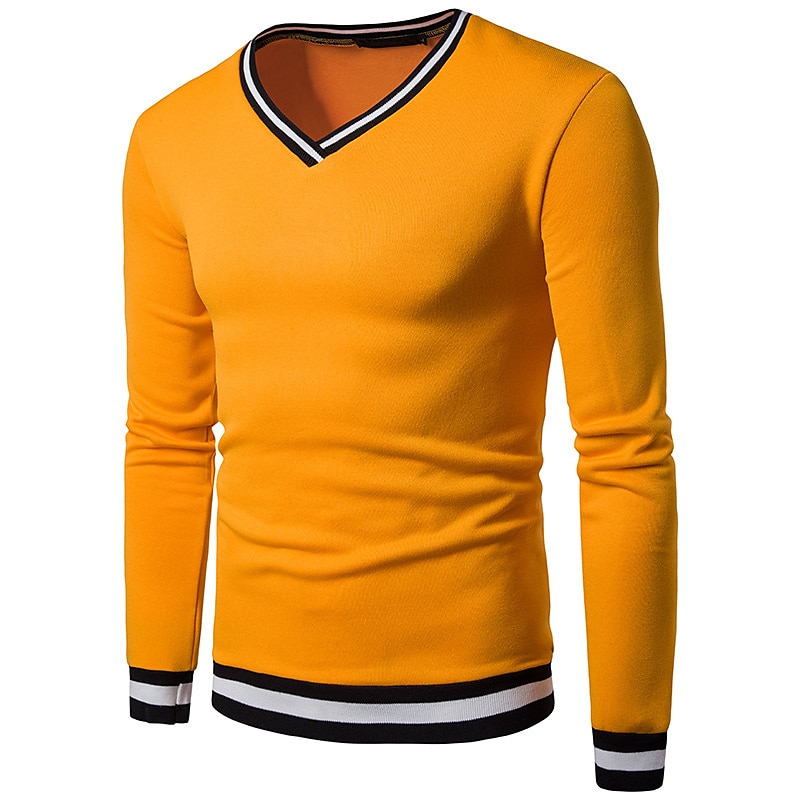 Per uomo Felpa Pullover Maglione Maglione A coste Maglia Standard Taglio attillato Lavorato a maglia Banda A V Contemporaneo moderno Ufficio Da tutti i giorni Abbigliamento Autunno inverno Nero Bianco del 2026 a $22.99 –P9