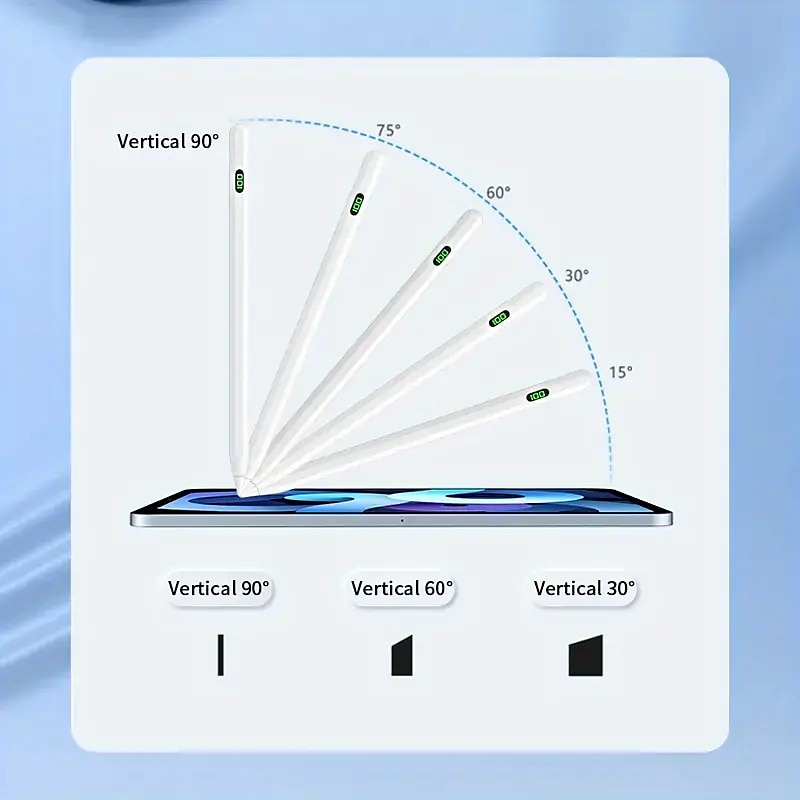 Универсальное активное перо для ipad iphone, цифровой дисплей, емкостный стилус для android, ios, windows, сенсорный экран, магнитный стилус для Apple Pencil/планшета Sumsung 2025 - $23.99 –P5