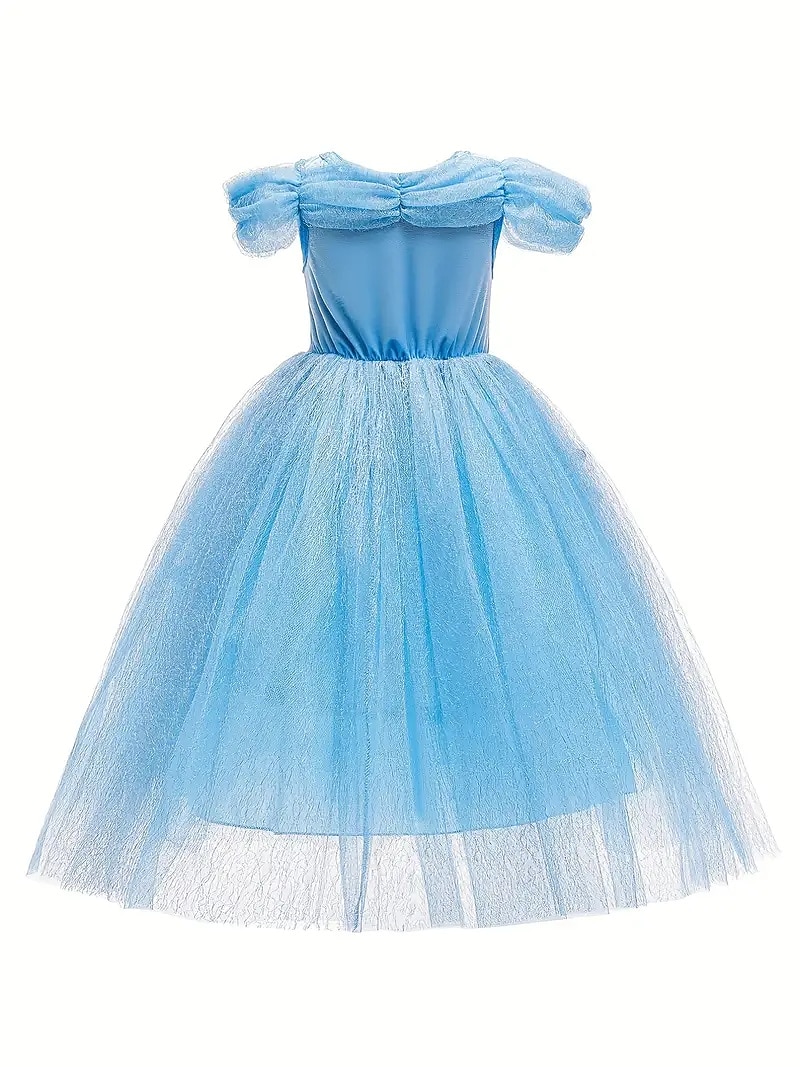 Regina delle nevi Gelido Principessa Elsa Abito da damigella Costume per festa a tema Abiti in tulle Cosplay for Ragazze Bambini Natale Carnevale Mascherata Matrimonio Ospite di nozze del 2026 a $48.99 –P11